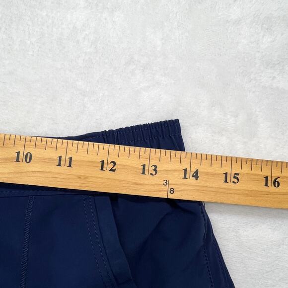 Lands' End Athletic Shorts Women's 4 Blue Pockets Athletic Swim Outdoors Hike - Picture 7 of 8